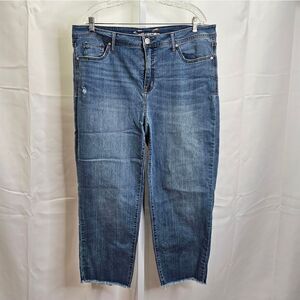 Seven7 Madison Straight Cropped Jeans Size 16